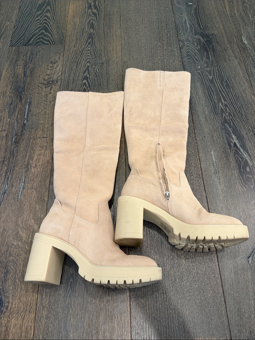 Dolce Vita Corry H2O Under Knee Boots in Color Dune (light beige)